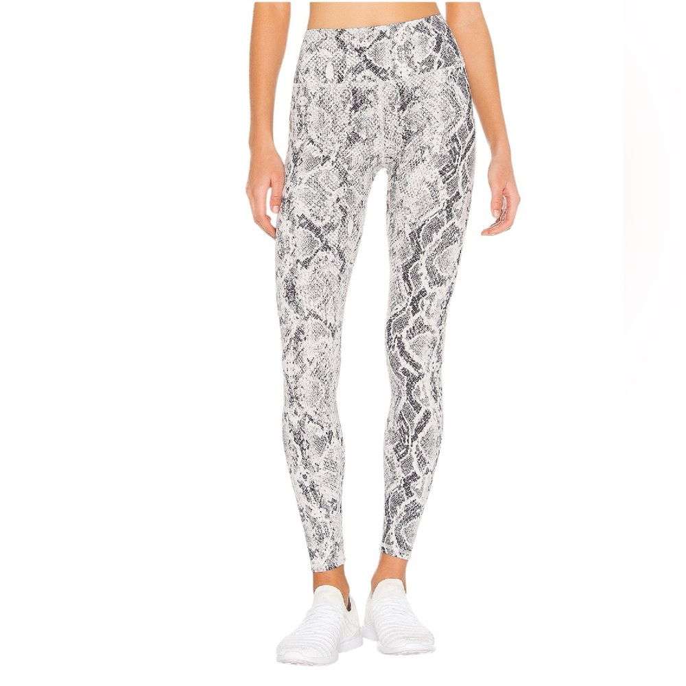 ALO Yoga High Waist Snakeskin Print Vapor Leggings (AA)